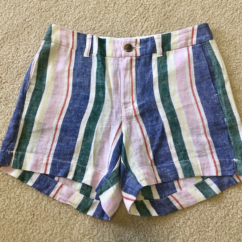 Old Navy Linen Striped Everyday Shorts